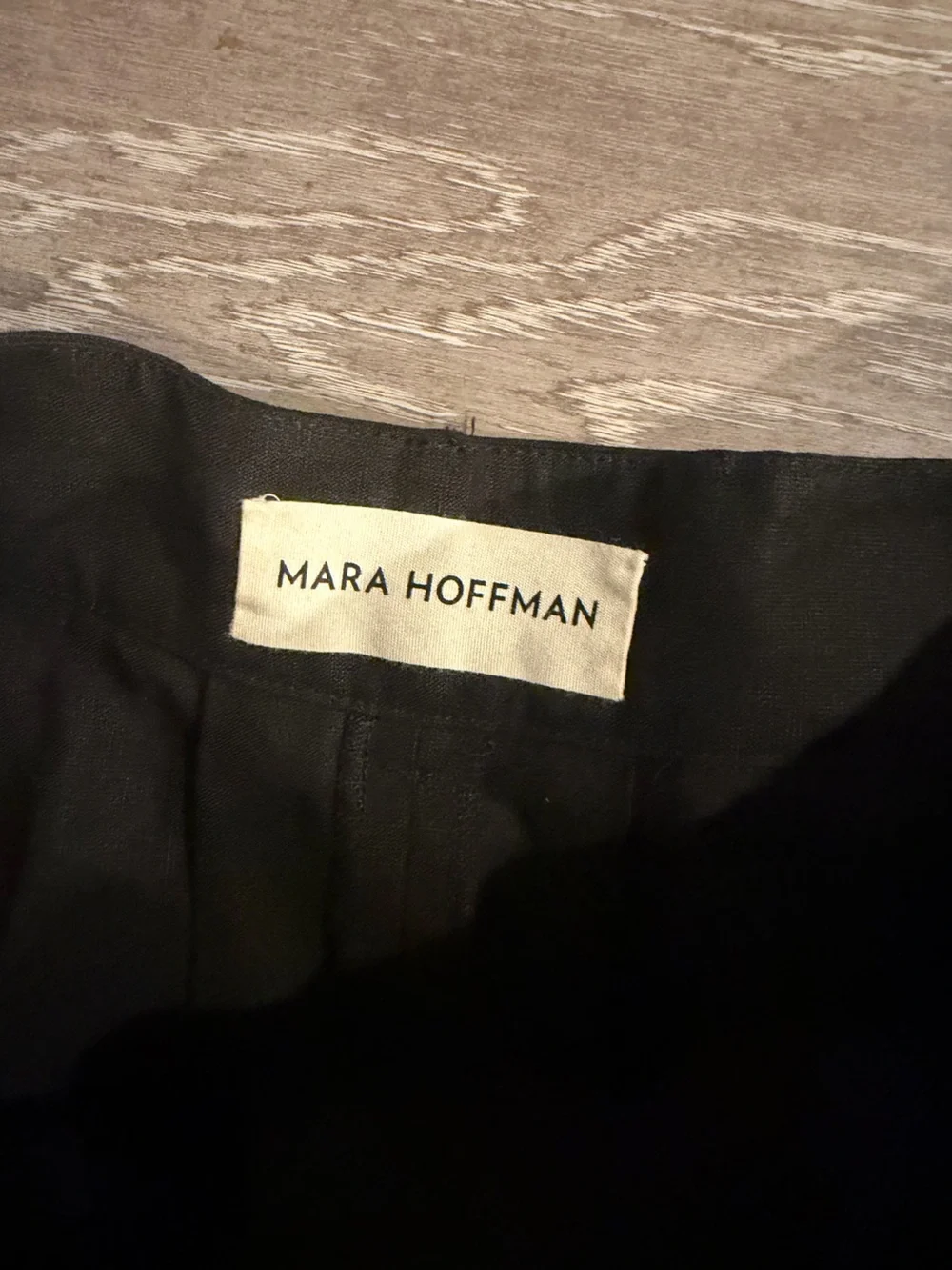 Mara Hoffman black tulay midi pleated skirt - Picture 4 of 5